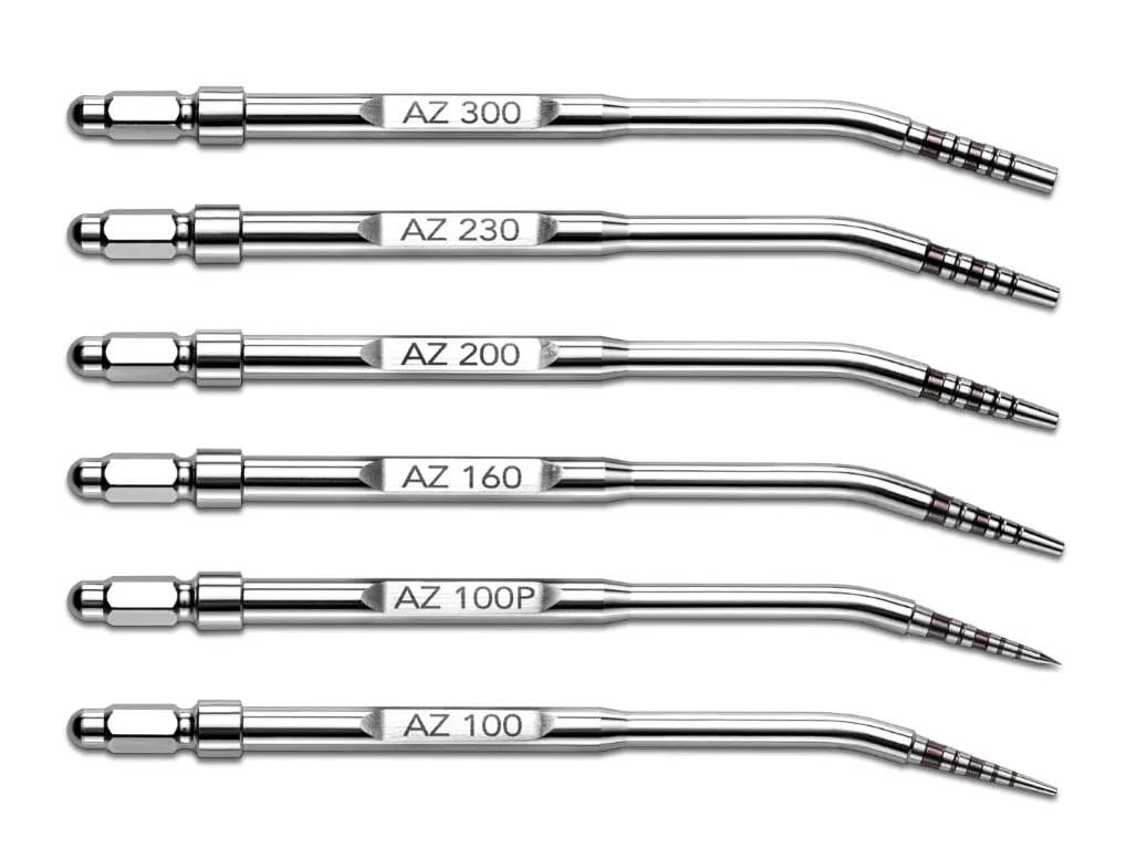 Sei osteotomi Easy In a 20 gradi per mascellare inferiore: AZ 300, AZ 230, AZ 200, AZ 160, AZ 100P, AZ 100