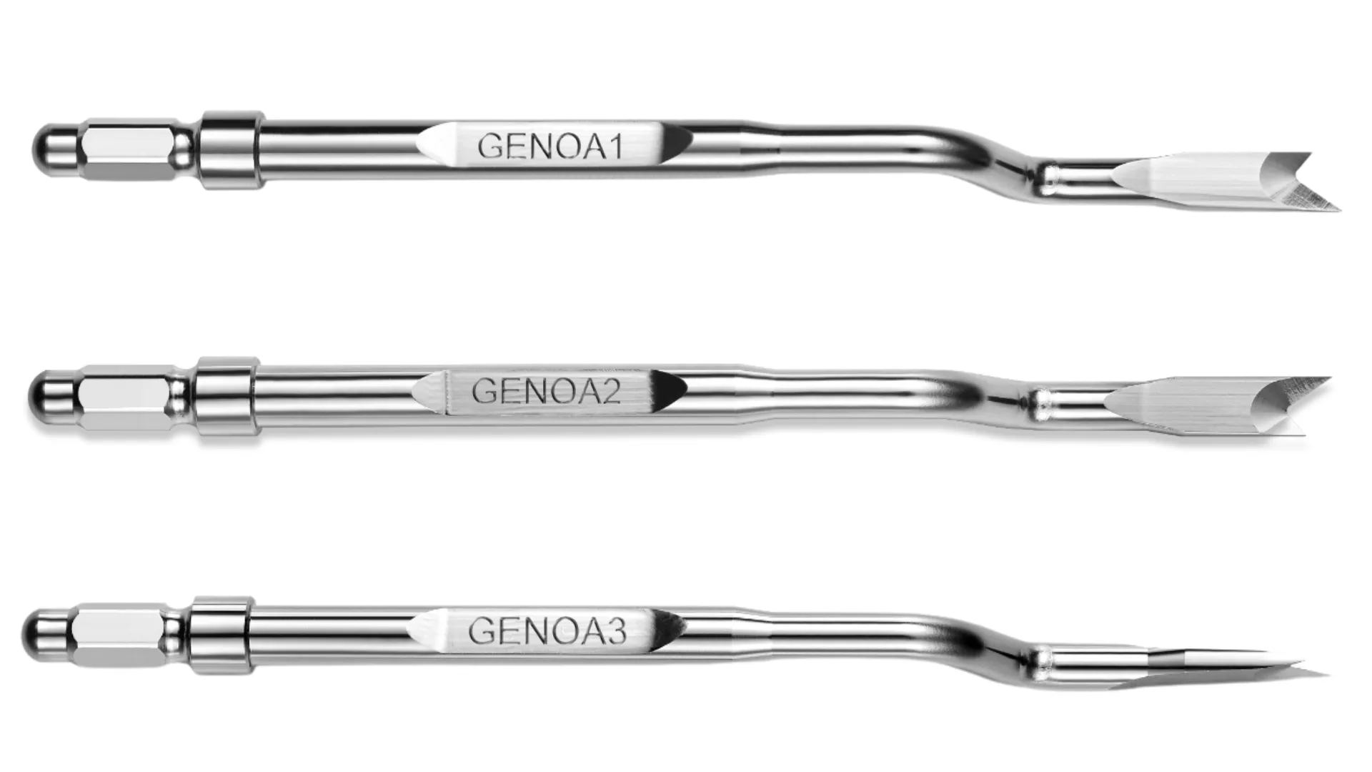 Dettaglio punta GENOA - lama inserita nella cresta ossea