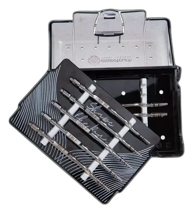 Kit Osteotomi Silver per Magnetic Mallet — 6 osteotomi in valigetta